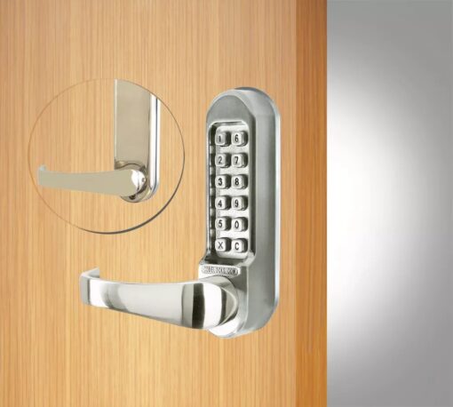 CODELOCKS 505 Mechanical Digital Locks 500 series Front & Back Plate Only Passage Set PVD Stainless Steel