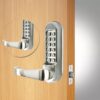 CODELOCKS 510 Mechanical Digital Locks 500 series Back to Back Tubular Latch PVD Stainless Steel