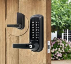 CODELOCKS 615 Mechanical Digital Locks Marine 600 series Mortice Latch Pasage Set Marine Grade Black