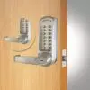 CODELOCKS 610 Mechanical Digital Locks 600 series Back to Back Latch PVD Brushed Steel