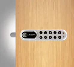 CODELOCKS KL1000 G3 Electronic Kitlock Cabinet Lock S/Grey Chrome Right Hand