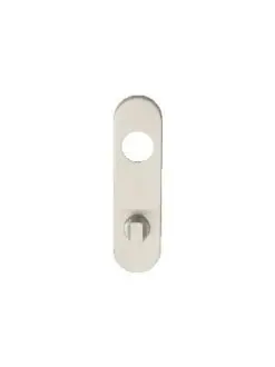 CARLISLE BRASS - CPRT1170-78SSS 174 X 45 X 8MM STEELWORX RADIUS BACKPLATES - BATHROOM (78MM C/C) + SMALL TURN & RELEASE