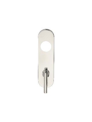 CARLISLE BRASS - CPRTL1170-78BSS 170 X 45 X 8MM STEELWORX RADIUS BACKPLATES - BATHROOM (78MM C/C) + LARGE TURN & RELEASE