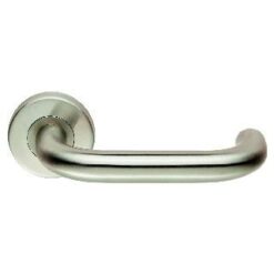 CARLISLE BRASS - CSL1190SSS-201B NERA 19MM DIA. SAFETY LEVER ON CONCEALED FIX SPRUNG ROUND ROSE G201