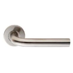 CARLISLE BRASS - CSL1191-BP SPIRA 19MM DIA. STRAIGHT LEVER ON CONCEALED FIX SPRUNG ROUND ROSE G201