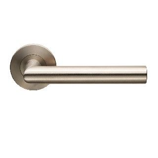 CARLISLE BRASS - CSL1192-6SSS TREVIRI 19MM DIA. MITRED LEVER ON CONCEALED FIX SLIM ROUND ROSE G304