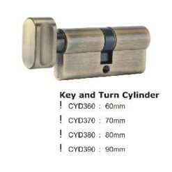 CYD370SC Key and Turn Cylinder