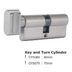 CYS360CP Key and Turn Cylinder