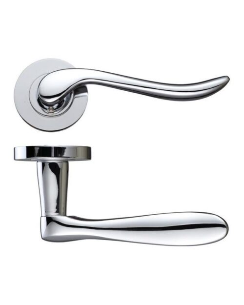 Zoo Hardware Da-T Tivoli Polished Chrome Door Handles (Sold In Pairs)