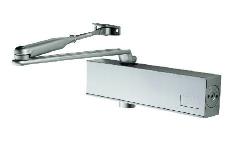 CARLISLE BRASS - DCS2026BC-SV OVERHEAD DOOR CLOSER VARIABLE POWER SIZE 2-6 C/W BACKCHECK & FIG 66 BRACKET