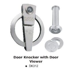 DK312SN Door Knocker with Door Viewer