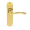 CARLISLE BRASS - DL181 ANDROS LEVER ON BACKPLATE - LATCH