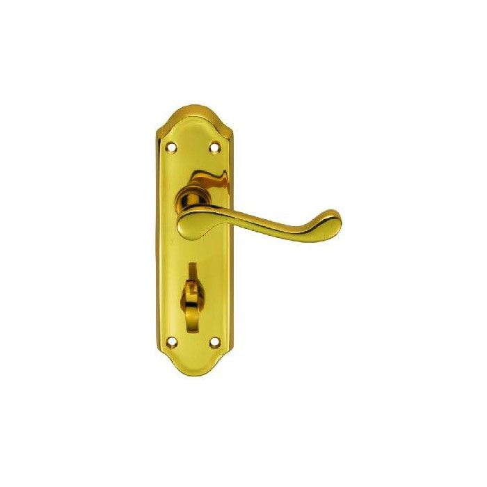 CARLISLE BRASS - DL18WC-BP ASHTEAD LEVER ON BACKPLATE - BATHROOM 57MM C/C