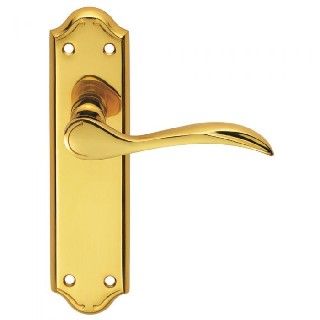 CARLISLE BRASS - DL191-BP MADRID LEVER ON BACKPLATE - LATCH