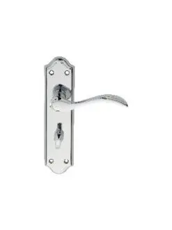CARLISLE BRASS - DL192CP-BP MADRID LEVER ON BACKPLATE - BATHROOM 57MM C/C