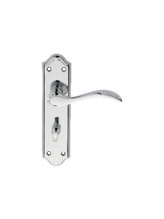 CARLISLE BRASS - DL192CP-BP MADRID LEVER ON BACKPLATE - BATHROOM 57MM C/C