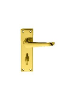 CARLISLE BRASS - DL30WC ASCOT HEAVY VICTORIAN LEVER ON BACKPLATE - BATHROOM 57MM C/C