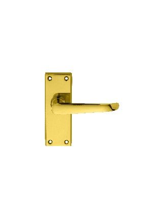 CARLISLE BRASS - DL31 ASCOT HEAVY VICTORIAN LEVER ON BACKPLATE - LATCH