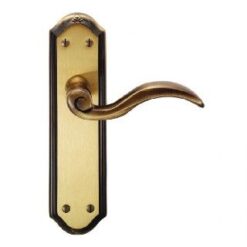 CARLISLE BRASS - DL341FB-BP WENTWORTH LEVER ON BACKPLATE - LATCH