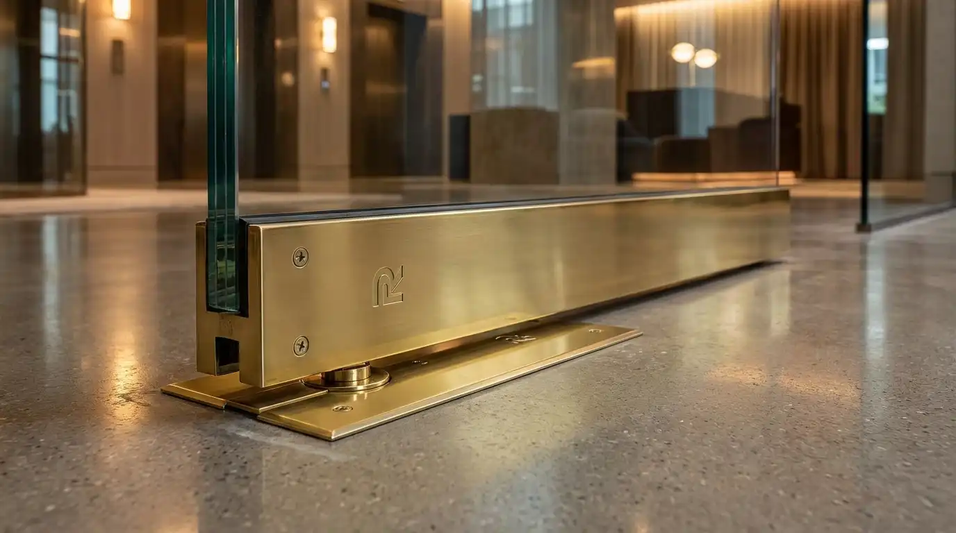 Rutland TS.7002 Hold Open Floor Spring & BC c/w Cover Plate & DA Pack Polished Brass - Image 8