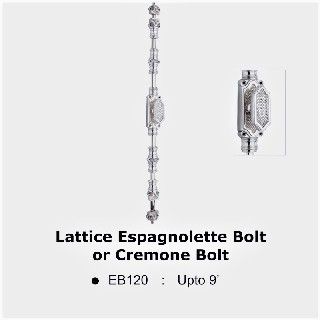 EB120SCP Lattice Espagnolette Bolt or Cremone Bolt