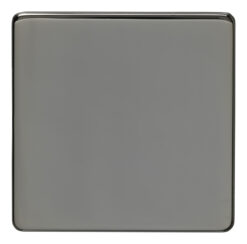 Eurolite Ecbn1B Single Blank Concealed Black Nickel Plate