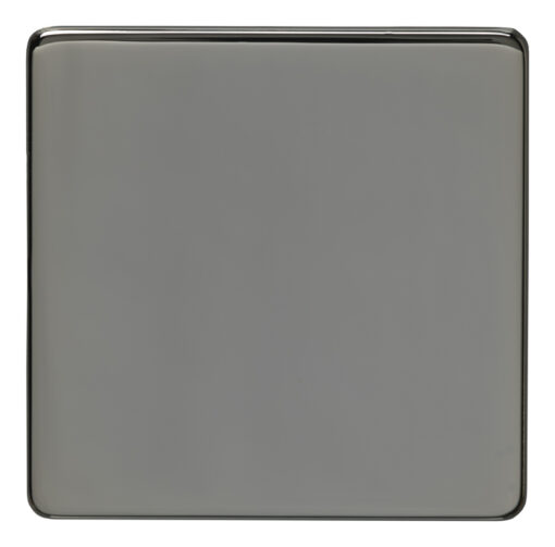 Eurolite Ecbn1B Single Blank Concealed Black Nickel Plate