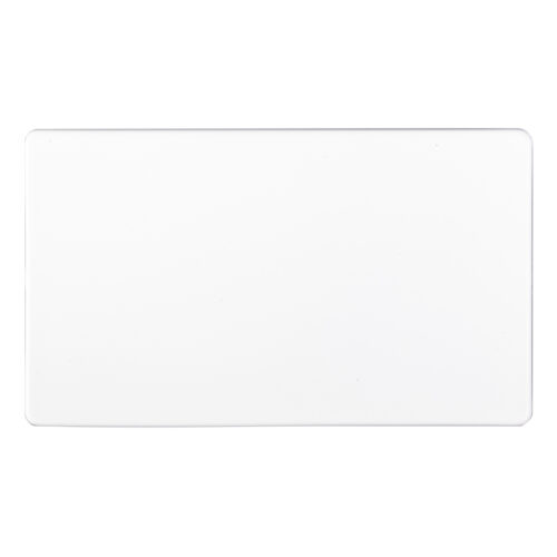 Eurolite Ecw2B Double Blank Flat Concealed White Plate