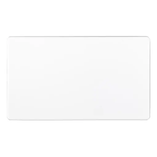 Eurolite Ecw2B Double Blank Flat Concealed White Plate