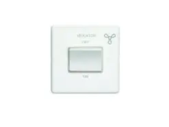 Eurolite Ecwfsww 6Amp Fan Isolator Switch Flat Concealed White Plate White Rocker