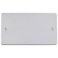 Eurolite Pss2B Double Blank Round Edge Polished Stainless Steel Plate