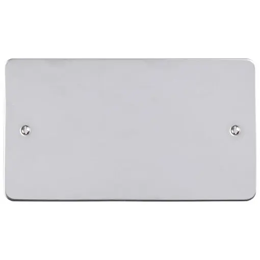 Eurolite Pss2B Double Blank Round Edge Polished Stainless Steel Plate