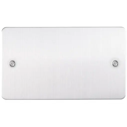 Eurolite Efsss2B Double Blank Enhance Flat Satin Stainless Steel Plate