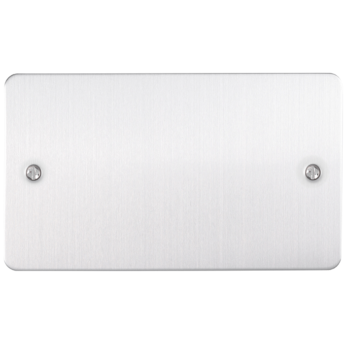 Eurolite Efsss2B Double Blank Enhance Flat Satin Stainless Steel Plate