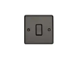 Eurolite En20Aswbnb 1 Gang 20Amp Dp Switch Black Nickel Enhance Range Black Trim