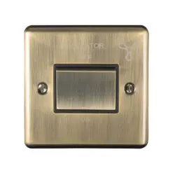 Eurolite Enfswabb 6Amp Fan Isolator Switch Antiqueenhance Range Black Trim