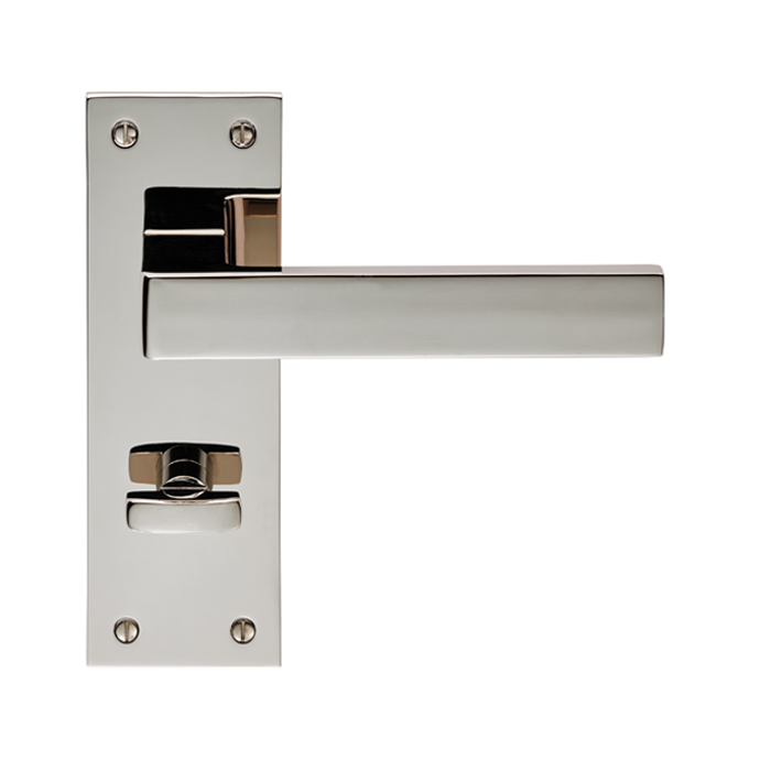 CARLISLE BRASS - EUL013PN SASSO LEVER ON BACKPLATE - BATHROOM 57MM