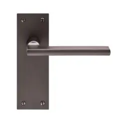 CARLISLE BRASS - EUL032MBRZ TRENTINO LEVER ON BACKPLATE - LATCH