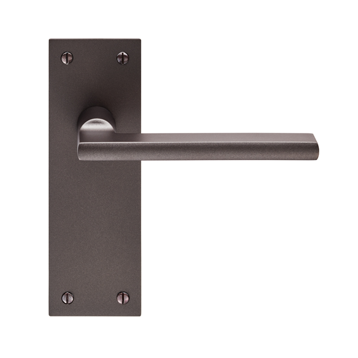 CARLISLE BRASS - EUL032MBRZ TRENTINO LEVER ON BACKPLATE - LATCH