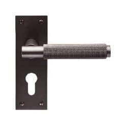 CARLISLE BRASS - EUL051YMBRZ VARESE LEVER ON BACKPLATE - EURO 47.5MM