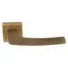 Carlisle Brass Katana Door Handle On Concealed Square Rose - Antique Brass EUL120AB