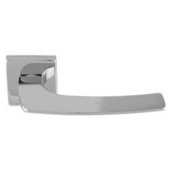 Carlisle Brass Katana Door Handle On Concealed Square Rose - Polished Chrome EUL120CP