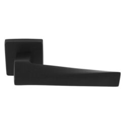 Carlisle Brass Bordo Door Handle On Concealed Square Rose - Matt Black EUL140MB