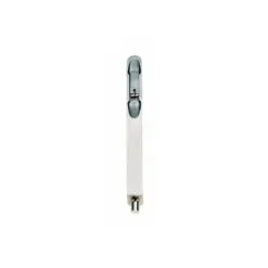 CARLISLE BRASS - FBT1008BSS-R 8" LEVER ACTION FLUSH BOLT GRADE 304 STAINLESS STEEL - RADIUS