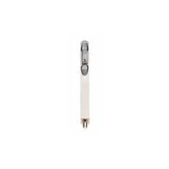 CARLISLE BRASS - FBT1008SSS-R 8" LEVER ACTION FLUSH BOLT GRADE 304 STAINLESS STEEL - RADIUS