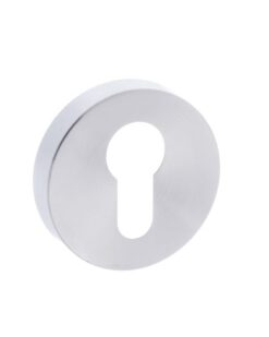 STATUS Nebraska Lever on Round Rose - Satin Chrome S28RSC