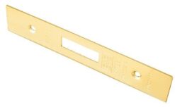 CARLISLE BRASS - FSF5007PVD FOREND STRIKE & FIXING PACK TO SUIT ARCHITECTURAL DEADLOCKS (EDS/LDS)