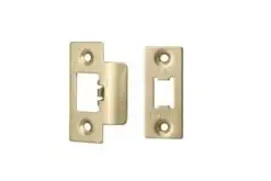 CARLISLE BRASS - FSF5009PVD FOREND STRIKE & FIXING PACK TO SUIT HEAVY DUTY TUBULAR LATCH