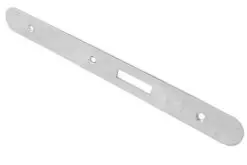 CARLISLE BRASS - FSF5015BSS-R FOREND STRIKE & FIXING PACK TO SUIT DIN EURO DEADLOCK (SECURITY) RADIUS