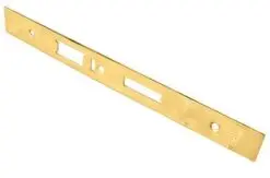 CARLISLE BRASS - FSF5031PVD FOREND STRIKE & FIXING PACK TO SUIT DIN ANTI THRUST NIGHT LATCH -(SECURITY)